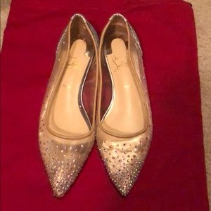 Christian Louboutin follies strass flat